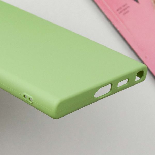 Чохол Silicone Cover Lakshmi Full Camera (A) для Samsung Galaxy S24 Ultra Зелений / Pistachio 283951 фото
