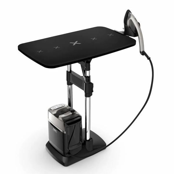 Прасувальна система Tefal IXEO Power, 2170Вт, 1100мл, паровий удар -350гр, постійна пара - 100гр, з дошкою для прасування, нерж. сталь, чорно-сірий 388511 фото