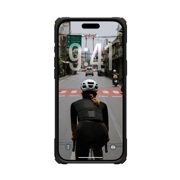 Чохол UAG для iPhone 17 Pro Max, Plasma XTE MagSafe, Clear/Titanium (114528114G36) 406705 фото