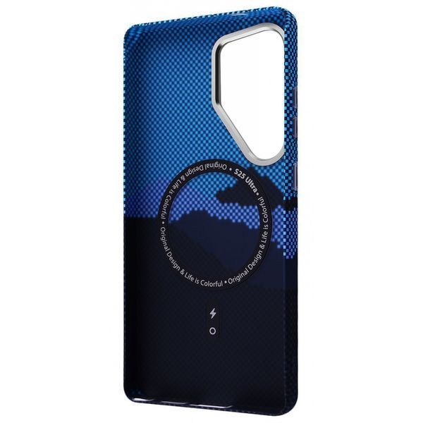 Чохол WAVE Gleam Case with Magnetic Ring Samsung Galaxy S25 Ultra gold stripes 359817 фото