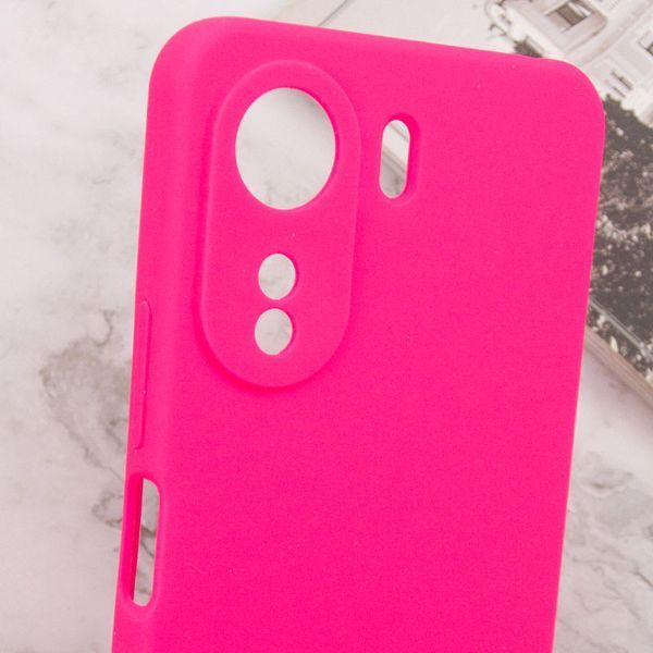 Чохол Silicone Cover Lakshmi Full Camera (AAA) для Xiaomi Redmi 13C / Poco C65 Рожевий / Barbie pink 286945 фото