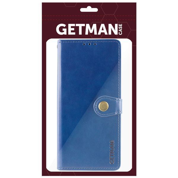 Шкіряний чохол-книжка GETMAN Gallant (PU) для TECNO Camon 30 (CL6) Синій 358671 фото