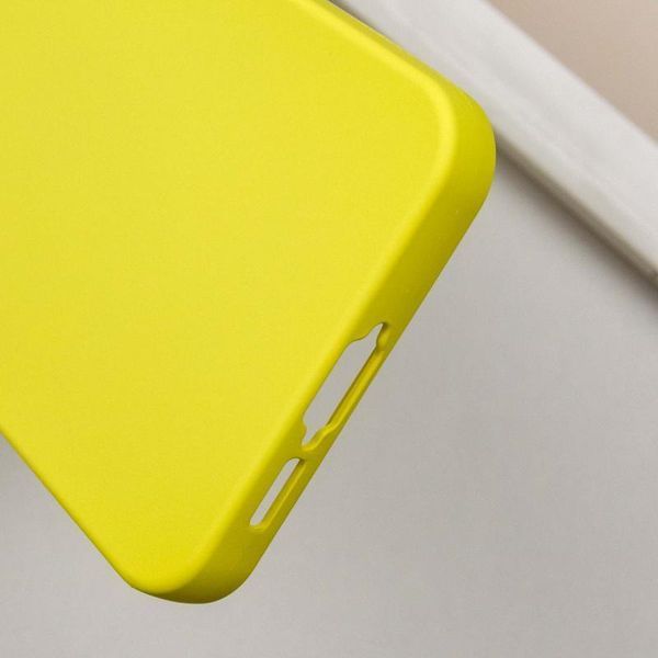 Чохол TPU GETMAN Liquid Silk Full Camera для Samsung Galaxy S24 Жовтий / Flash 397582 фото