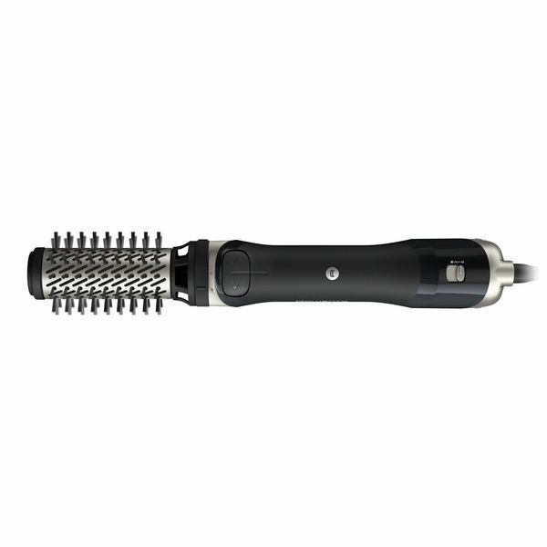 Фен-щітка Rowenta Renewal Brush Active, 1000Вт, 3 режими, іоніз-я, хол. обдув, оберт. насадка, 5 насадок, кераміка, чорний (UB9540F0) 371496 фото