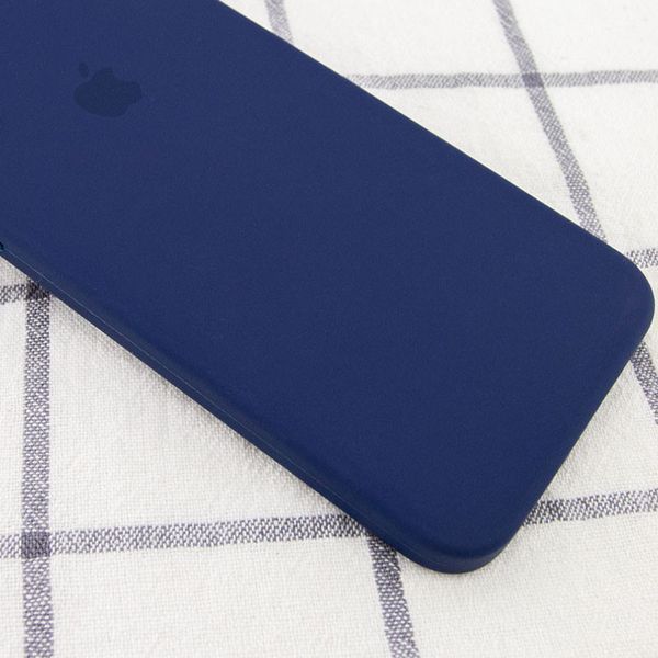 Чохол Silicone Case Square Full Camera Protective (AA) для Apple iPhone XR (6.1") Темно-синій / Midnight blue 218297 фото