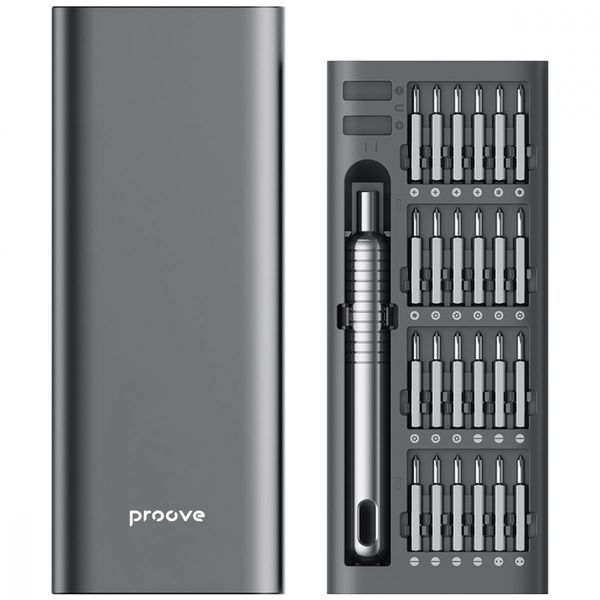 Багатофункціональний набір викруток Proove Fixer 51in1 (MTSF51000003) Gray 340354 фото