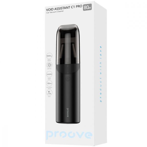 Портативний Пилосос Proove Void Assistant С1 Pro (13000pa) (PAVC10751201) Black 339158 фото