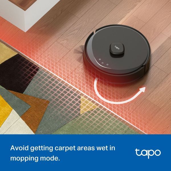 Робот-пилосос TP-LINK TAPO RV 30 MAX LIDAR з підтримкою вологого прибирання (TAPO-RV30-MAX) 374631 фото