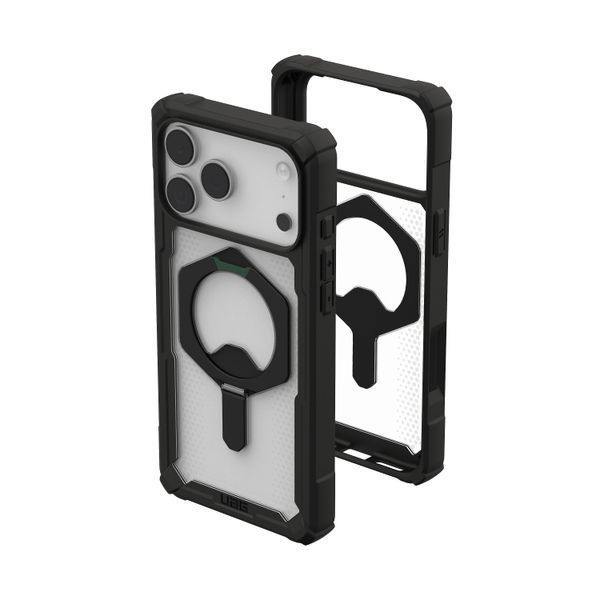 Чохол UAG для iPhone 17 Pro Max, Plasma XTE MagSafe, Clear/Titanium (114528114G36) 406705 фото
