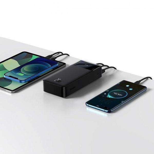 Портативна батарея Baseus 30000mAh 20W Bipow Digital Display (PPDML-N01) Black 245318 фото