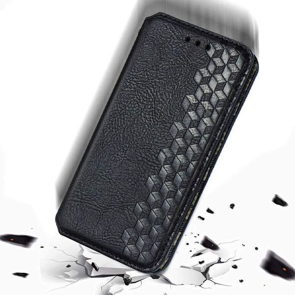 Кожаный чехол книжка GETMAN Cubic (PU) для ZTE Blade A3 (2020) Черный 216011 фото