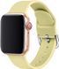 Ремінець Silicone-steel buckle для Apple Watch 42/44/45mm Yellow 264629 фото 1