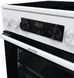 Плита Gorenje електрична склокерамічна, 70л, 50x60см, дисплей, приготування з паром, програматор, білий (GECS5C70WA) 374097 фото 3