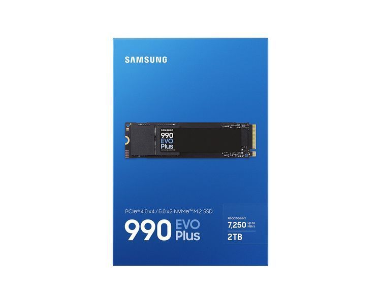 Твердотільний запам&rsquo;ятовувальний пристрій накопичувач (SSD) G5 M.2 NVME 2TB 990EVOPLUS MZ-V9S2T0BW SAMSUNG 337102 фото