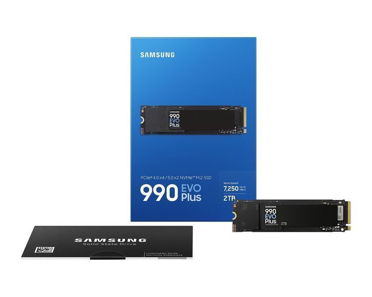 Твердотільний запам&rsquo;ятовувальний пристрій накопичувач (SSD) G5 M.2 NVME 2TB 990EVOPLUS MZ-V9S2T0BW SAMSUNG 337102 фото