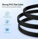 Кабель UGREEN US217 Angled SATA 3 Data Cable 0.5m Black (30797) 278836 фото 4