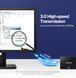 Кабель UGREEN US217 Angled SATA 3 Data Cable 0.5m Black (30797) 278836 фото 5