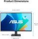 Монітор Asus 27" VA279HG D-Sub, HDMI, Audio, IPS, 120Hz, 1ms, sRGB 99%, AdaptiveSync 367058 фото 8