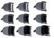 Машинка для стрижки Remington QuickCut Hairclipper, мережа+акум., роторний мотор, насадок-9, кейс, сталь, чорно-сріблястий (HC4250) 368566 фото 2