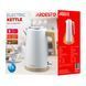 Електрочайник Ardesto EKL-F420WWD, 1.7л, метал, мат, Strix, білий 370203 фото 15