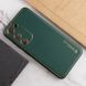 Шкіряний чохол Xshield для Samsung Galaxy S24 Зелений / Army Green 285979 фото 4