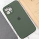 Чохол Silicone Case Full Camera Protective (AA) для Apple iPhone 12 Pro Max (6.7") Зелений / Cyprus Green 204866 фото 5