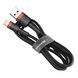 Кабель Baseus Cafule Lightning 1.0 М 2 A CALKLF-B19 R-Black 252300 фото 2