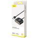USB-Хаб Baseus Square Round USB To USB 3.0 + 3USB 2.0 (1m) CAHUB-AY01 Black 275373 фото 4