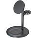 Бездротовий зарядний пристрій Choetech T585-F 3in1 Magnetic Wireless Charger Station For Apple (T585-F-101CCBK) 350221 фото 1