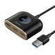 USB-Хаб Baseus Square Round USB To USB 3.0 + 3USB 2.0 (1m) CAHUB-AY01 Black 275373 фото 11