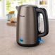 Електрочайник Philips Viva Collection 1.7л, метал, LED підсвітка, мідно-чорний (HD9355/92) 369208 фото 2