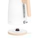 Електрочайник Ardesto EKL-F420WWD, 1.7л, метал, мат, Strix, білий 370203 фото 3