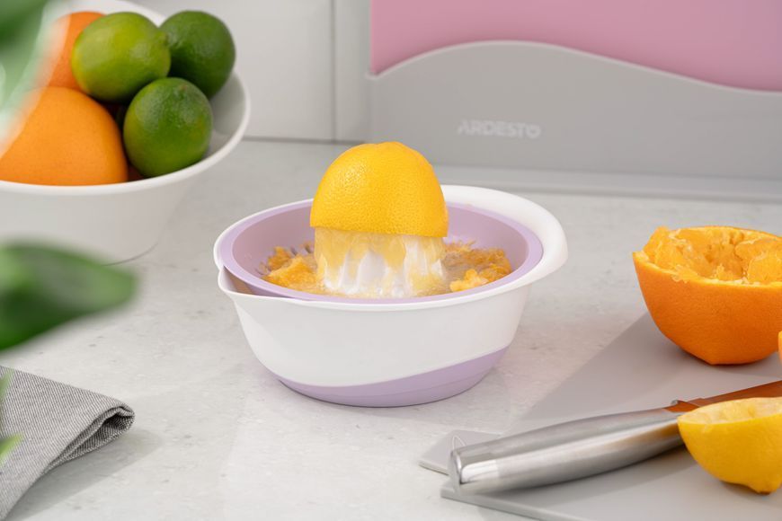 Соковитискач ручний для цитрусових Ardesto Fresh, 0.6л, пластик, ліловий (AR1464LP) 363030 фото
