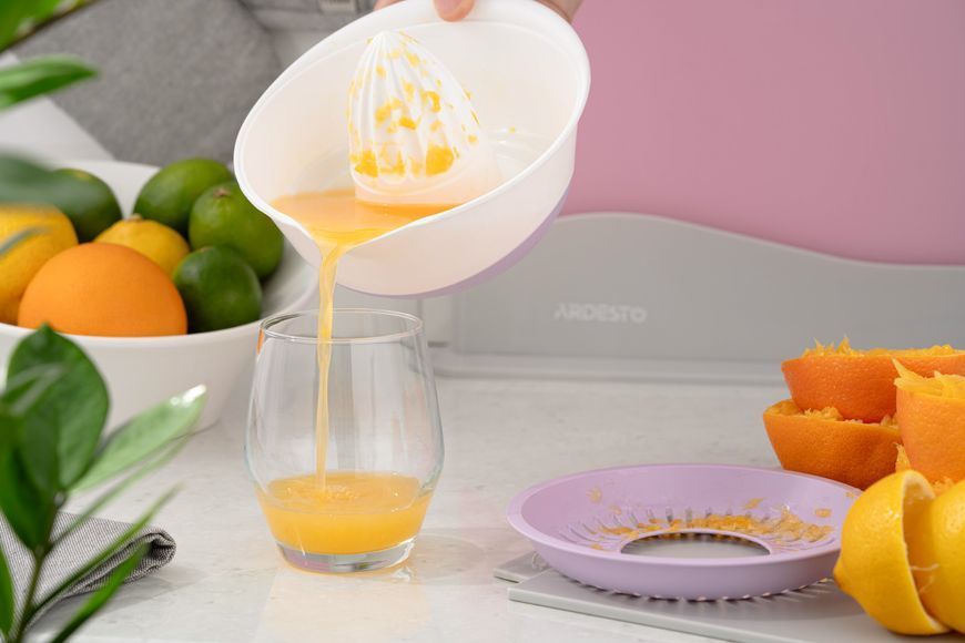 Соковитискач ручний для цитрусових Ardesto Fresh, 0.6л, пластик, ліловий (AR1464LP) 363030 фото