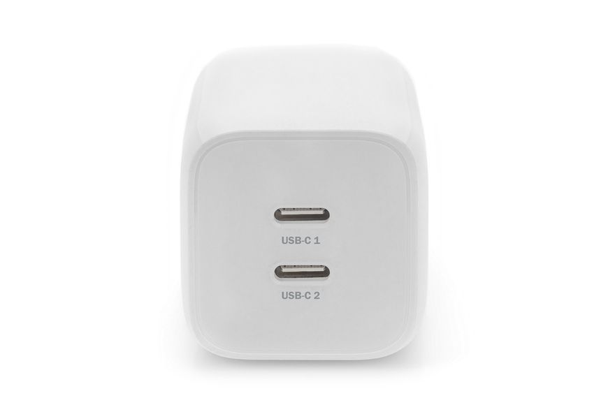 Зарядний пристрій DIGITUS 2хUSB-C, 65W, GaN 368628 фото