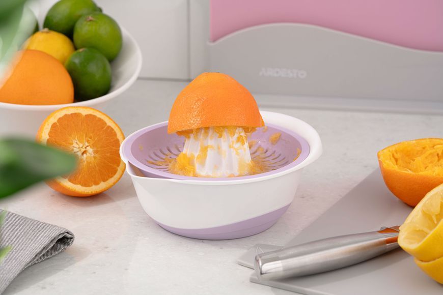 Соковитискач ручний для цитрусових Ardesto Fresh, 0.6л, пластик, ліловий (AR1464LP) 363030 фото