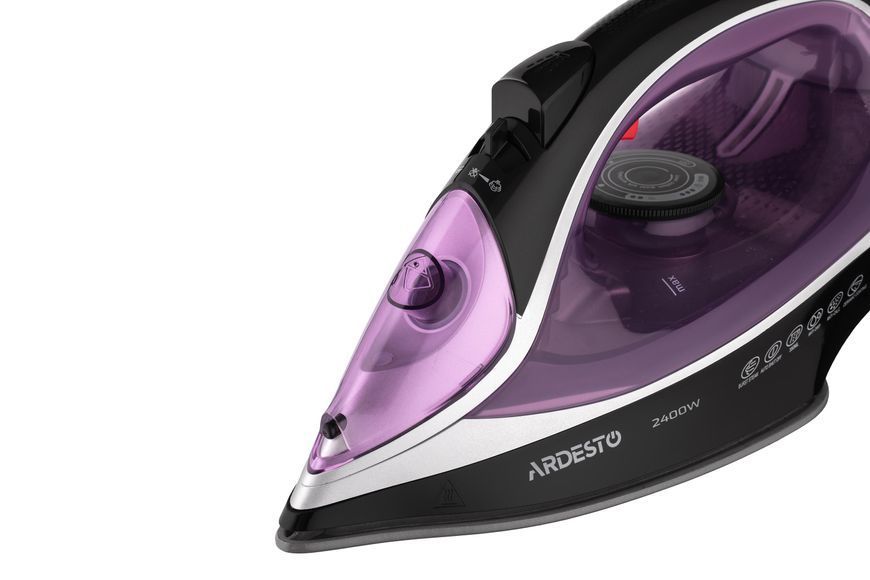 Праска Ardesto IR-B2234, 2400Вт, 350мл, паровий удар-120гр, керам. підошва, фіолетово-чорний 373915 фото