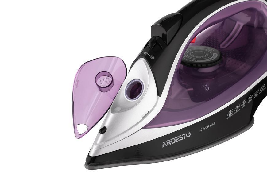 Праска Ardesto IR-B2234, 2400Вт, 350мл, паровий удар-120гр, керам. підошва, фіолетово-чорний 373915 фото