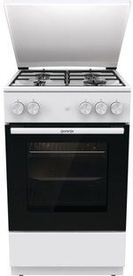 Плита Gorenje газова, 70л, 50x60см, емальовані, з кришкою, білий (GG5A14WJ) 374098 фото