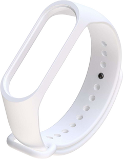 Ремінець для фітнес браслета Xiaomi Mi Band 3/4 White 124306 фото