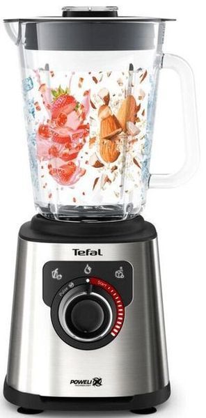 Блендер Tefal стаціонарний Perfect mix+ 1200Вт, чаша-1750мл, скло, сталь-чорний (BL871D31) 363057 фото