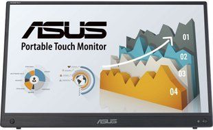 Монітор портативний Asus 15.6" ZenScreen MB16AMTR mHDMI, 2xUSB-C, MM, IPS, 7800mAh, Touch, Case 367059 фото