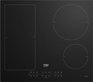 Варильна поверхня Beko індукційна, 60см, розширена зона, чорний (HII64200FMT) 368571 фото