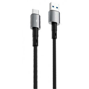 Кабель Proove Silicraft USB to Type-C 3A (1m) black (CCSC15001201) 388070 фото