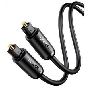 Кабель UGREEN AV122 Toslink Optical Audio Cable 1m Black (70890) 278855 фото