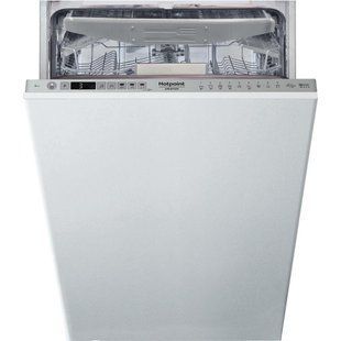 Посудомийна машина Hotpoint вбудована, 10компл., A++, 45см, дисплей, 3й кошик, білий (HSIO3O23WFE) 373708 фото