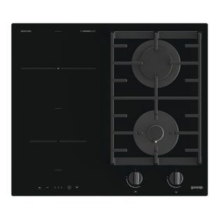 Варильна поверхня Gorenje комбінована (2 газ + 2 інд), 60см, чорний (GCI691BSC) 369531 фото