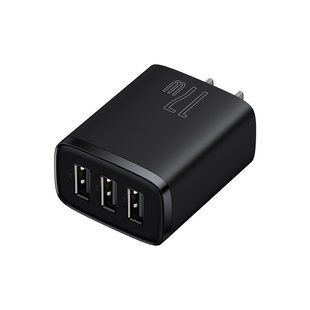 Зарядний Пристрій Baseus Compact 17W (3USB) (CCXJ020001) Black 284143 фото