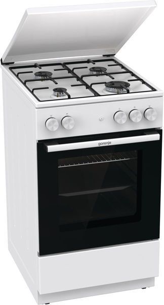 Плита Gorenje газова, 70л, 50x60см, емальовані, з кришкою, білий (GG5A14WJ) 374098 фото