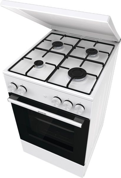 Плита Gorenje газова, 70л, 50x60см, емальовані, з кришкою, білий (GG5A14WJ) 374098 фото